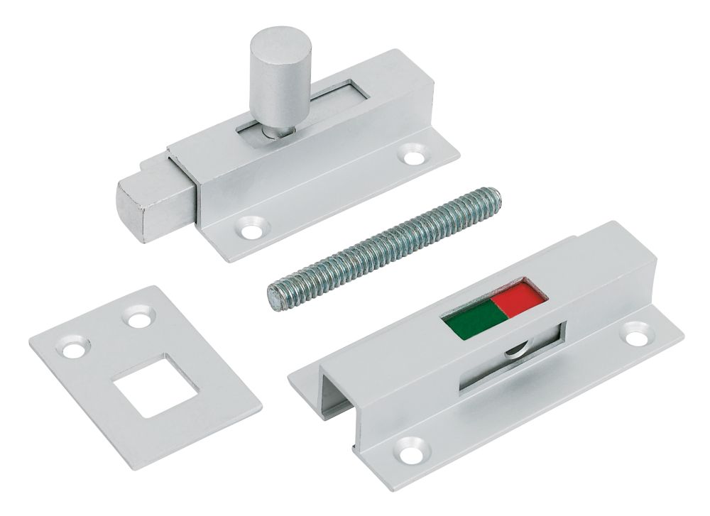 Jedo Bathroom Indicator Bolt Aluminium | Bathroom Indicator Bolts ...