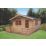 Shire Kinver 12' x 12' (Nominal) Apex Timber Log Cabin