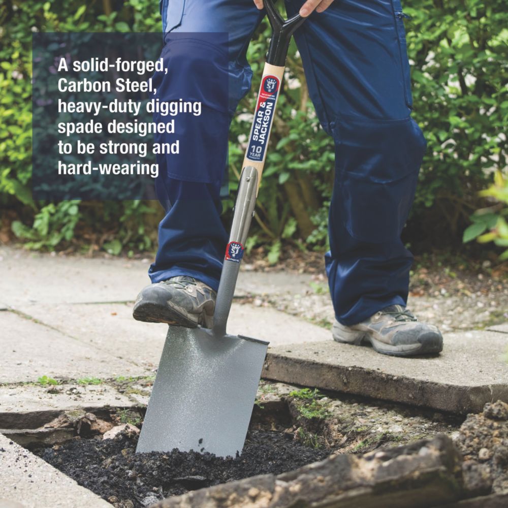 Spear and Jackson Neverbend Stainless Steel Dutch Hoe - Garden