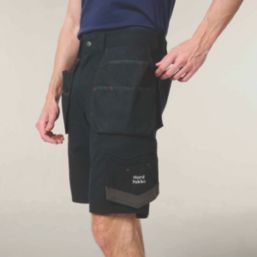 Hard Yakka Raptor Active Holster Work Shorts Black 32" W