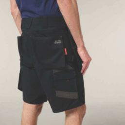 Hard Yakka Raptor Active Holster Work Shorts Black 32" W