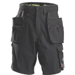 Hard Yakka Raptor Active Holster Work Shorts Black 32" W