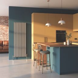 Flomasta  1800mm x 604mm 3468BTU Anthracite Vertical Designer Radiator