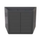 Calex Caserta Outdoor LED Solar Up & Down Wall Light Black 40lm