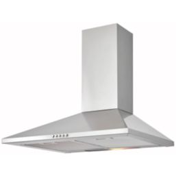 Cooke & Lewis  Chimney Hood Stainless Steel 600mm