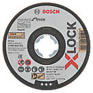 Bosch X-Lock Stainless Steel Cutting Disc 4 1/2" (115mm) x 1 x 22.23mm 10 Pack
