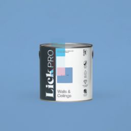 LickPro  2.5Ltr Blue 10 Eggshell Emulsion  Paint