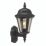4lite  Outdoor IP65 Wall Lantern With PIR Sensor Black