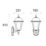 4lite  Outdoor IP65 Wall Lantern With PIR Sensor Black