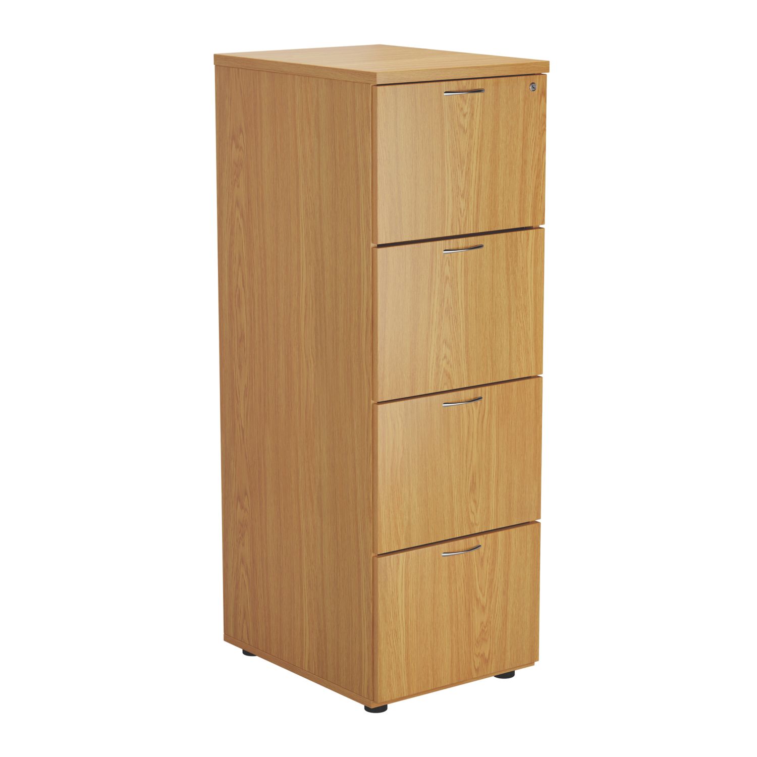 TC Group Essentials 4-Drawer Filing Cabinet Nova Oak 464mm x 1390mm (583TT)