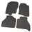Unique Products Nissan Navara Crew Cab 2014 - 2016 Rubber Automotive Mat 4 Pieces