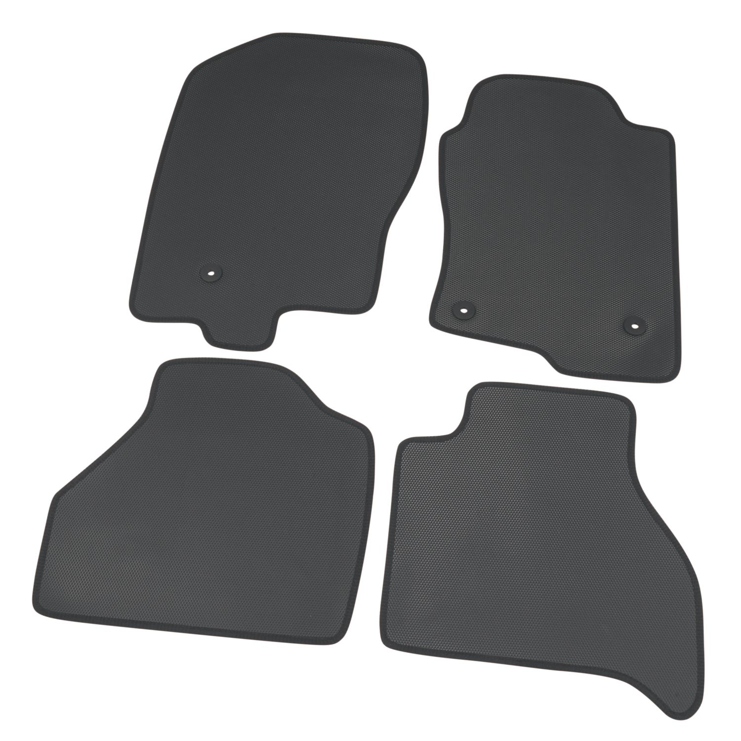Unique Products Nissan Navara Crew Cab 2014 - 2016 Rubber Automotive Mat 4 Pieces (583VE)