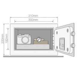 Yale YSV/200/DB1  PIN Code Small Safe 8.6Ltr