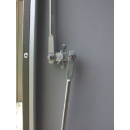 Trimetals Titan 640 6' 6" x 5' (Nominal) Apex Metal Shed Olive Green