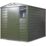 Trimetals Titan 640 6' 6" x 5' (Nominal) Apex Metal Shed Olive Green