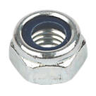 Easyfix BZP Steel Nylon Lock Nuts M8 100 Pack