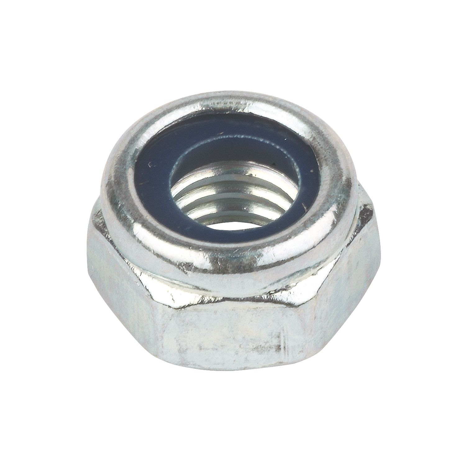 Easyfix BZP Steel Nylon Lock Nuts M8 100 Pack (58418)