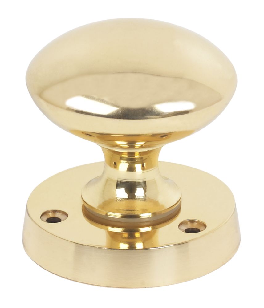 Pack of 8 - Pairs of Mortice Door Knob Internal Round Victorian Style  Handle Brass