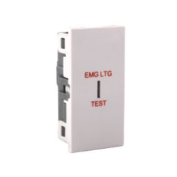 LAP  16AX Modular SP Key Switch White