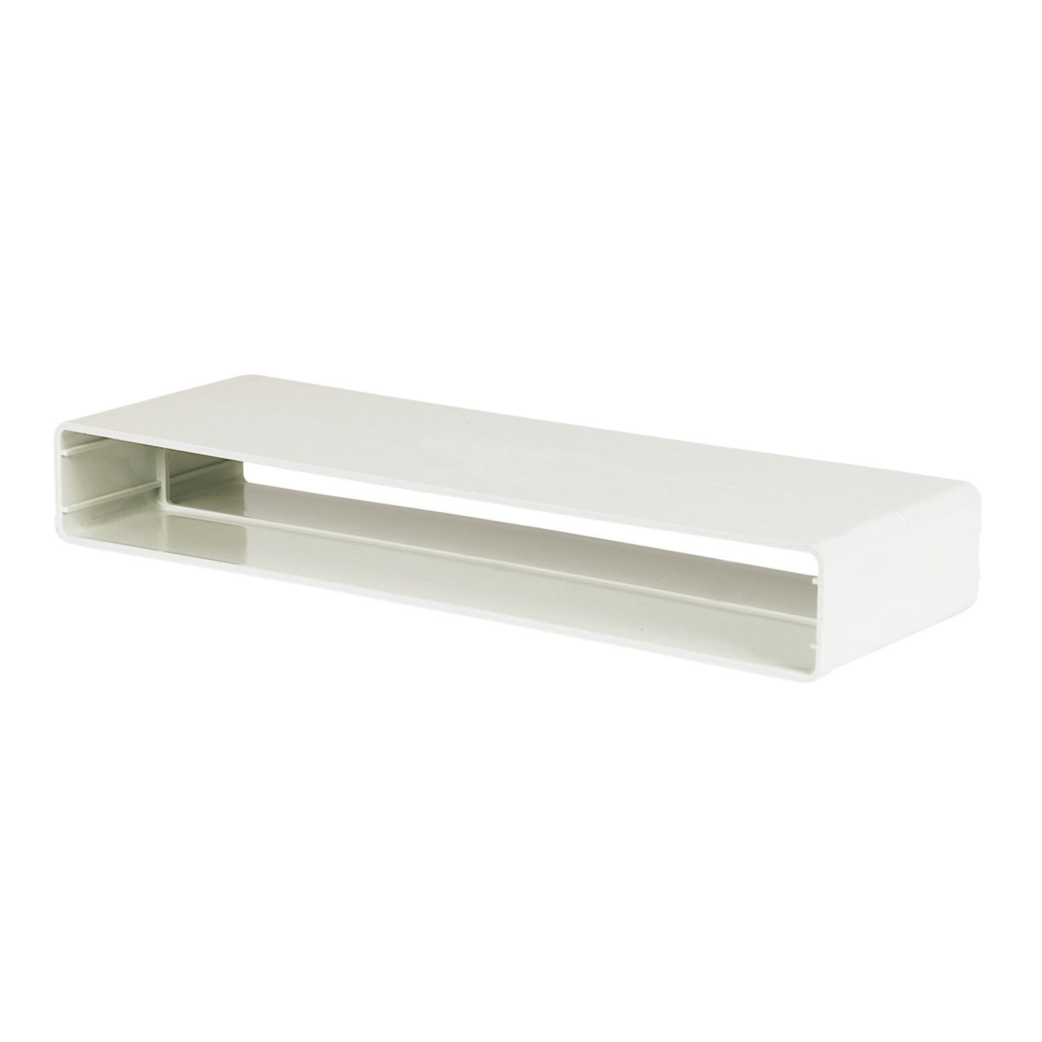 Manrose Rectangular Flat Channel Connector White 225mm (58458)
