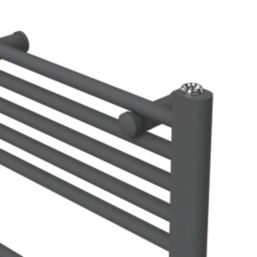 Flomasta 1600mm x 500mm 2409BTU Anthracite Flat  Towel Radiator