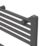 Flomasta 1600mm x 500mm 2409BTU Anthracite Flat  Towel Radiator