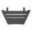 Flomasta 1600mm x 500mm 2409BTU Anthracite Flat  Towel Radiator