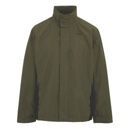 Regatta Matt II Waterproof & Breathable Jacket Olive Night / Black 2X Large Size 55.5" Chest