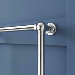 Towelrads 1400mm x 600mm 908BTU Chrome Flat Traditional Towel Radiator