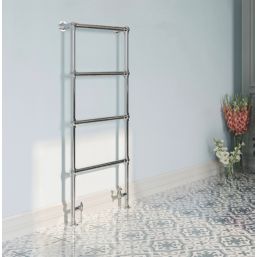 Towelrads 1400mm x 600mm 908BTU Chrome Flat Traditional Towel Radiator