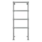 Towelrads 1400mm x 600mm 908BTU Chrome Flat Traditional Towel Radiator