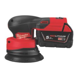 Milwaukee M18 FROS125-502X FUEL 127mm 18V 2 x 5.0Ah Li-Ion RedLithium Brushless Cordless Random Orbit Sander