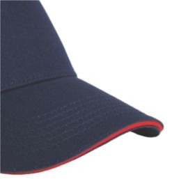 Beechfield Ultimate 5 Panel Cap Navy / Red