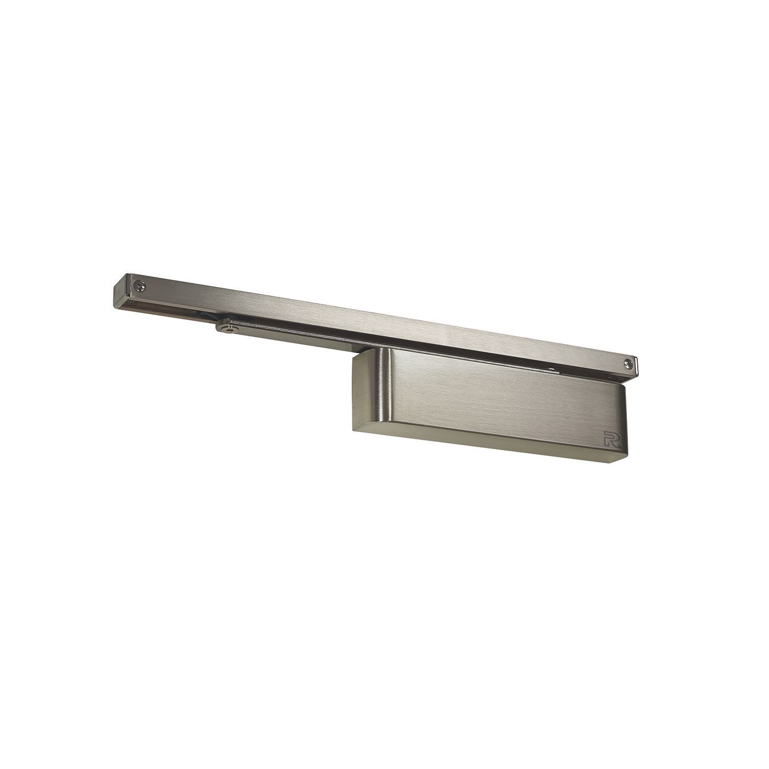 Rutland TS.11204 Fire Rated Cam-Action Overhead Door Closer Satin Nickel (584HA)