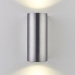 LAP  Outdoor Up & Down Wall Light Brushed Aluminium