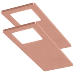 Sensio Astro TrioTone Rectangular LED Under Cabinet Lights Copper 9.6W 240-270lm 2 Pack
