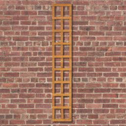 Forest  Softwood Rectangular Trellis 1' x 6' 10 Pack