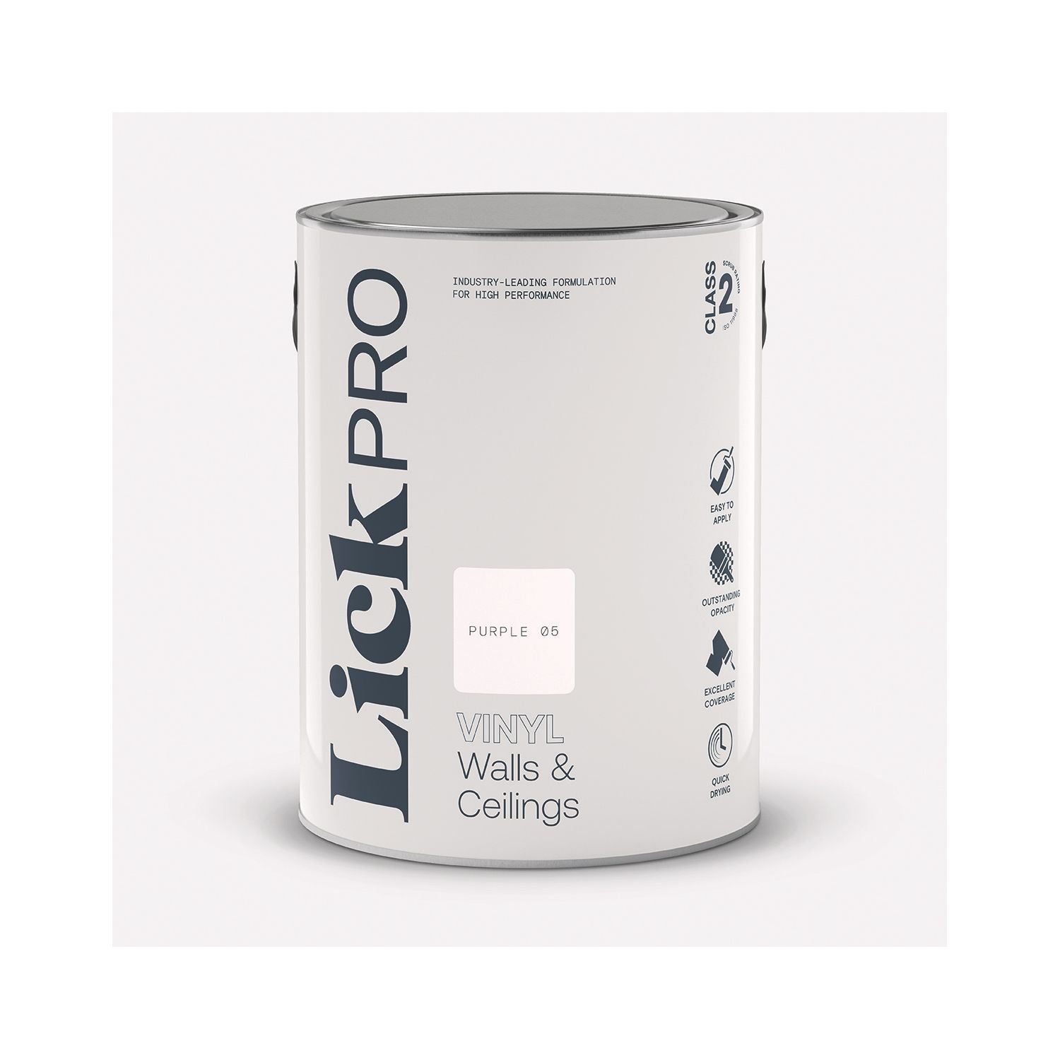 LickPro 5Ltr Purple 05 Vinyl Matt Emulsion Paint (584TM)