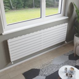 Ximax Oceanus 595mm x 1800mm 5635BTU White Horizontal Designer Radiator