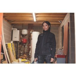 Scruffs Trade Womens Softshell Jacket Black Size 18