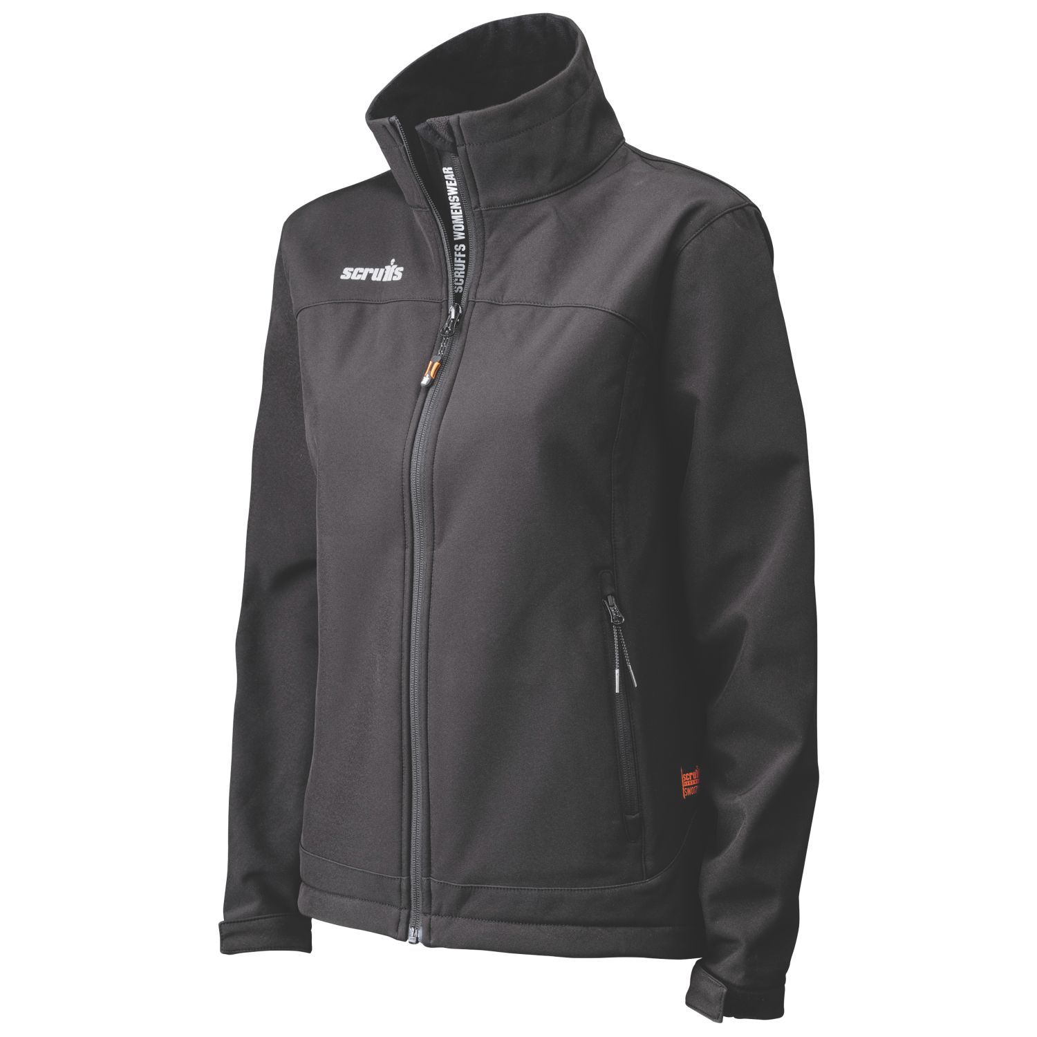 Scruffs Trade Womens Softshell Jacket Black Size 18 (584VG)