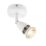 Saxby Amalfi Round 1-Light Spotlight Gloss White