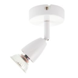 Saxby Amalfi Round 1-Light Spotlight Gloss White