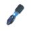 Spyder Mach-Blue 1/4" 25mm Hex Shank PZ2 Impact Driver Bits
 25 Pack