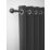 Rothley Matt Black Extendable Curtain Pole w/ Orb Finials 28mm x 165-300cm
