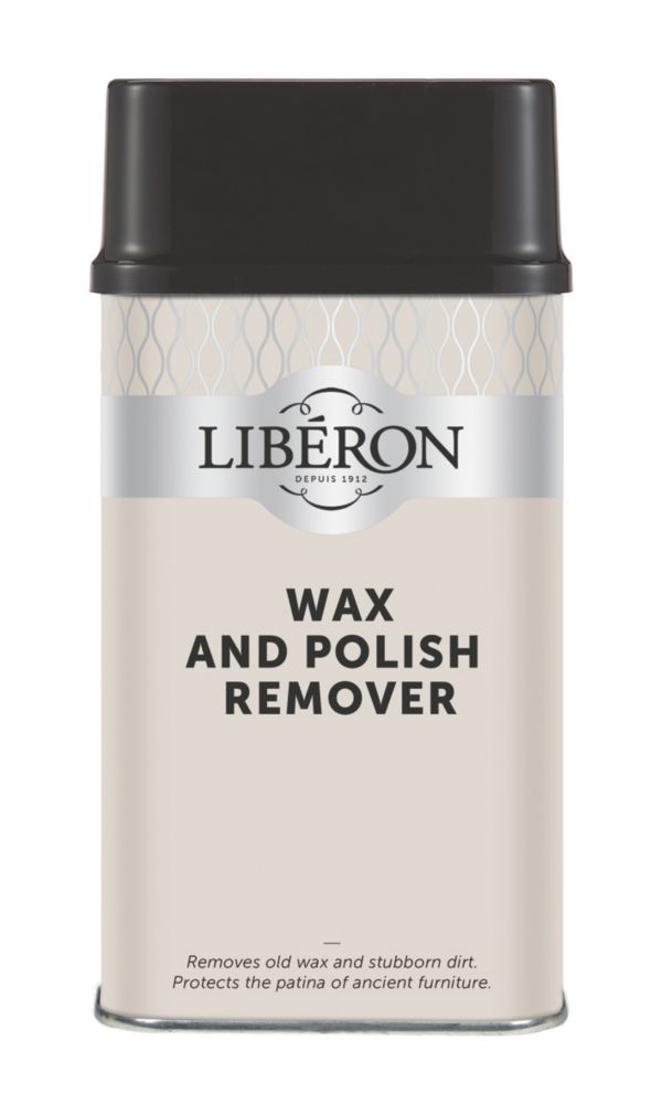 Liberon 500ml Clear Natural SolventBased Interior Wood Wax Remover