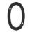 Fab & Fix Door Numeral 0 Black 80mm