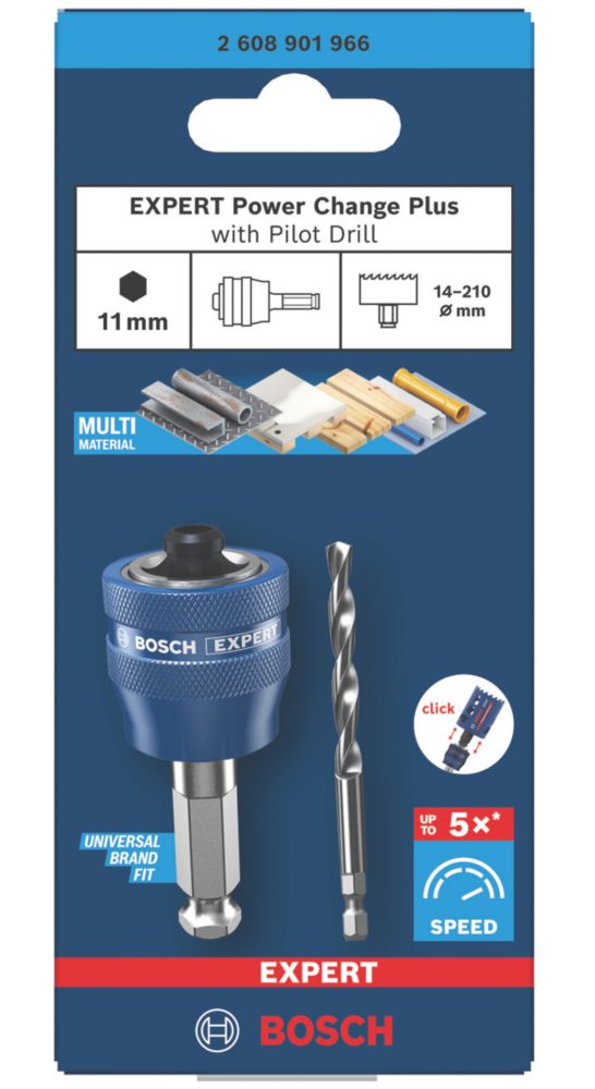 補充 Bosch Expert PowerChange Plus Hex Shank Multi-Material Holesaw