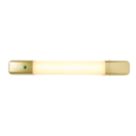 Spa  Single Voltage LED Shaver Light Brass 10W 1000lm