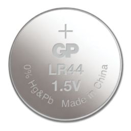 GP Batteries LR44 1.5V Button Cell Alkaline Batteries  2 Pack